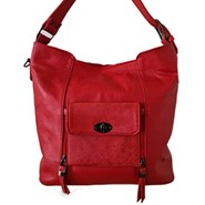Large Red Leather Bag